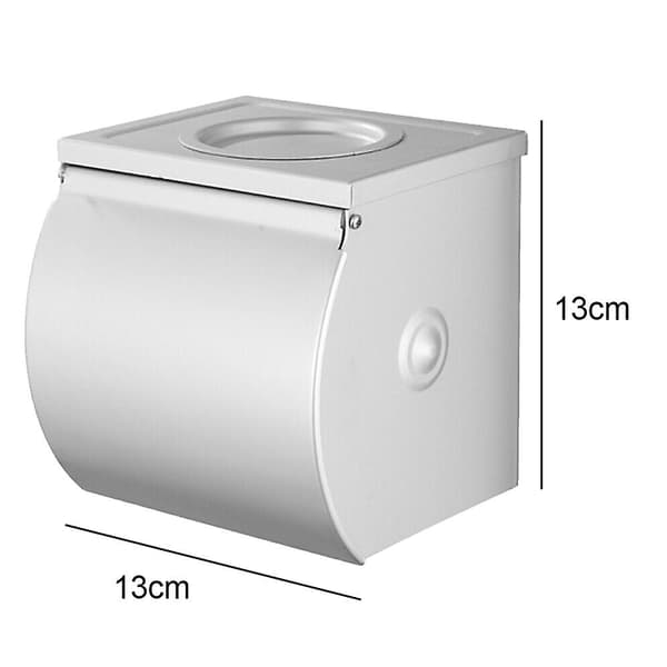 Rustfrit stål servietbeholder, toiletpapirbeholder rum aluminium æble
