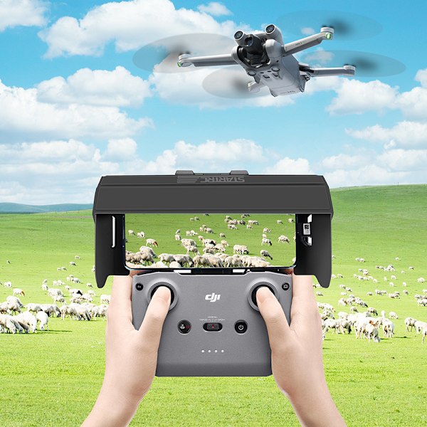 Telefon surfplatta solskydd Dji Air 2s MINI 3 fjärrkontroll telefonfodral