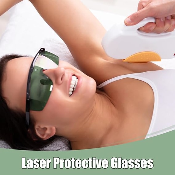 Beskyttelsesbriller til laser hårfjerning og pulserende lys, UV laser sikker