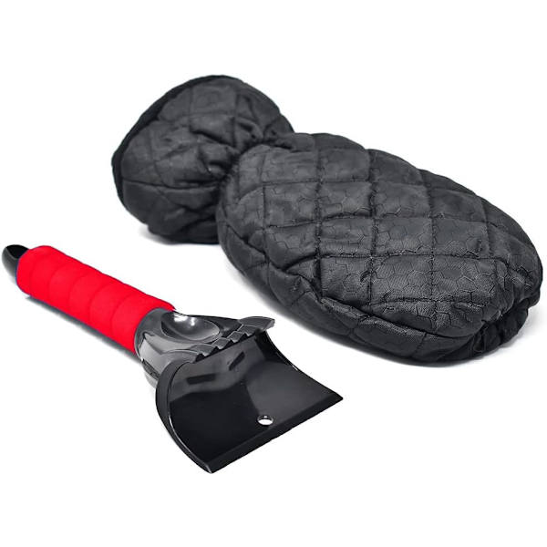 Isskraber med handsker, bilsneskovl, vinter isskraber med