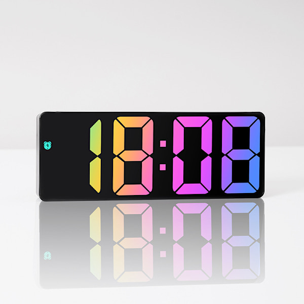 Digital vekkerklokke, (ny versjon) LED vekkerklokke, dobbeldrevet
