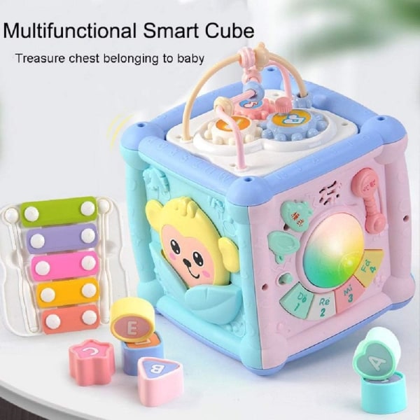 Early education toys 0-3 years old children fun hexahedron multi-