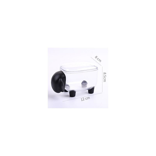 2 stk. bomuldsrondelholder, vatpindholder, makeup-opbevaringsboks,