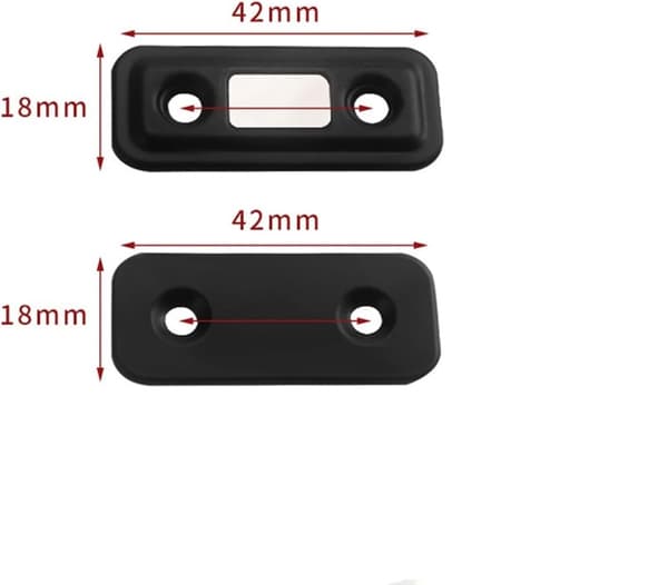 6PCS magnetisk skapdørstopper skjult dørlukker med