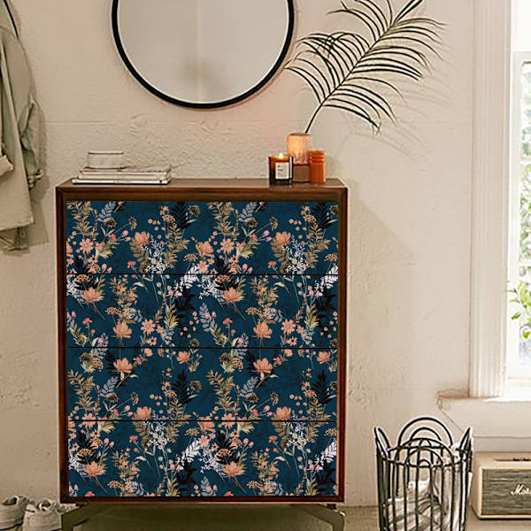DIY sömlös skarv tapet i skoskåp DIY självhäftande