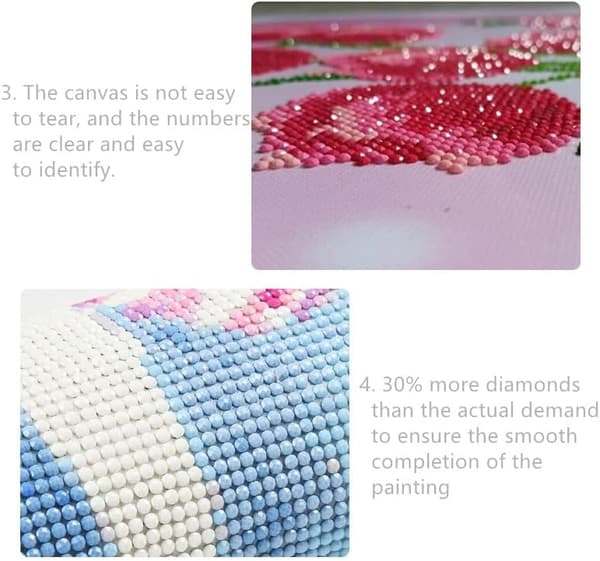 40x30cm 5D Diamantmaleri Kits til Begyndere Kunstmaleri Kit C