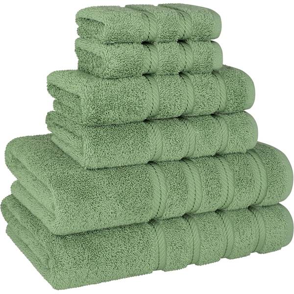 Linge doux, 6-delt håndklædesæt, 2 badehåndklæder