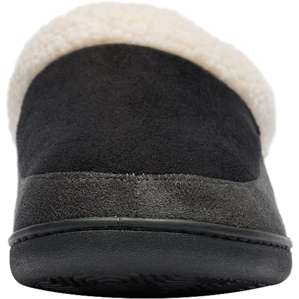 Herr Varm Minneskum Suede Plysch Shearling Fodrad Slip on Inomhus