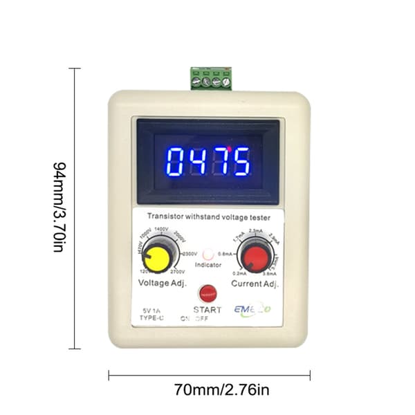 Spenningstester for IGBT-transistor, diode, MOS-triode og LED med spenningstestverktøy