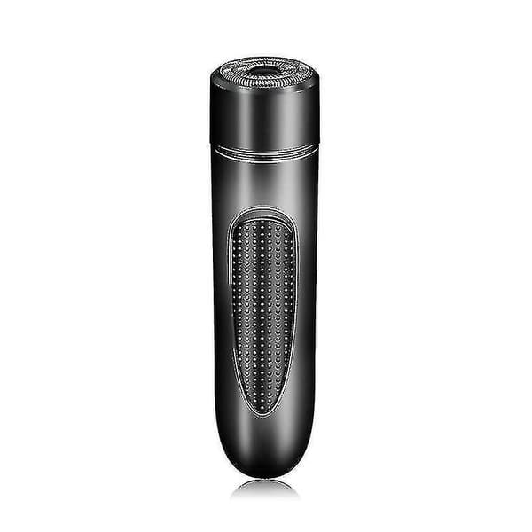 Bærbar barbermaskine USB-oplader genopladelig (sort)