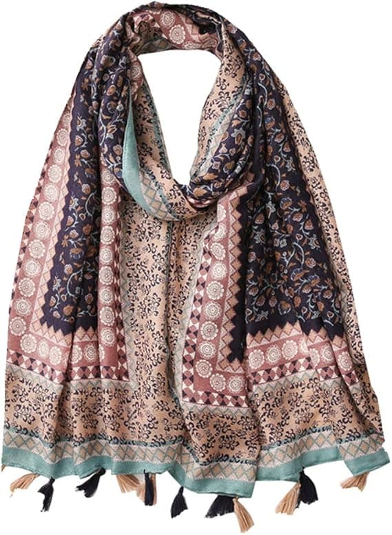 Mode Kvinder Elegant Blød Sjal Halsklæde Wrap (180*90cm)