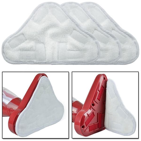 Sæt med 6 vaskbare mikrofiberklude til H2O X5 dampmop,