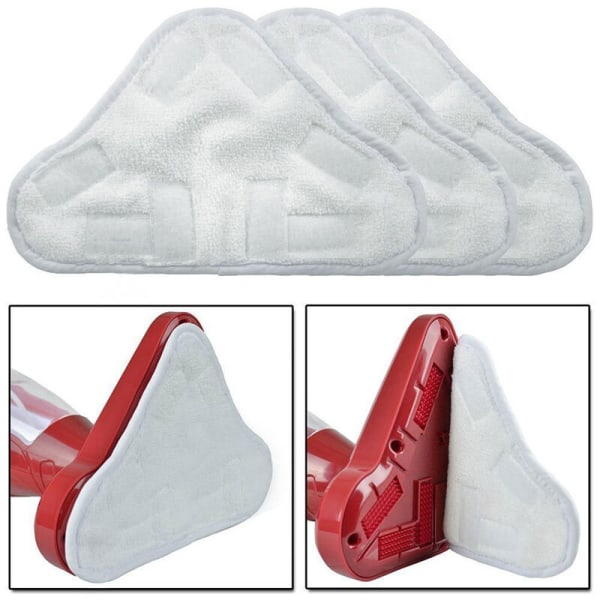 Set med 6 tvättbara mikrofiberdukar till H2O X5 ångmopp,