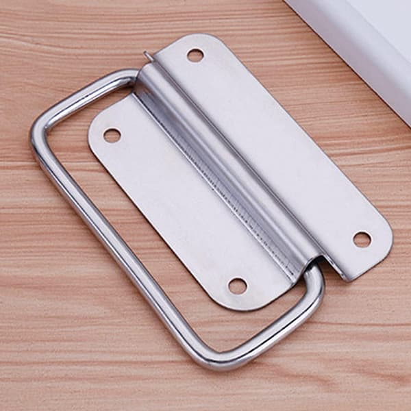 2 stk. hardware værktøj metal bryst ring håndtag - rustfrit stål bryst ring pu