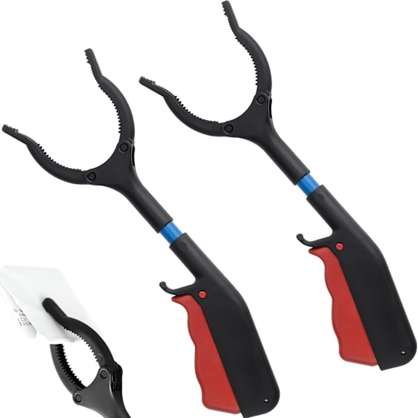 Set med 2 st griptänger för äldre 28 cm pincett för sopor för barn