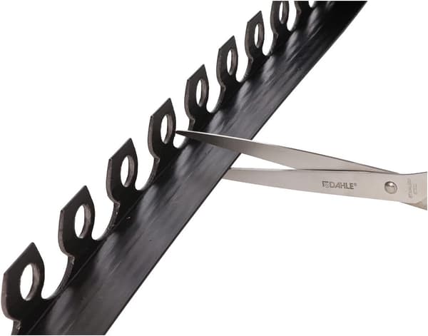 Flexibel plastkant för gräsmatta, 30 markförankringar, längd 10 m, höjd 4 cm, Bl