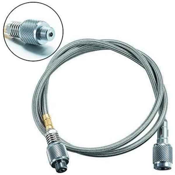 Bærbar Campingkomfyr Flat Gasslange Adapter Utendørs Konverter 107 x 1.9 x 1.9cm.