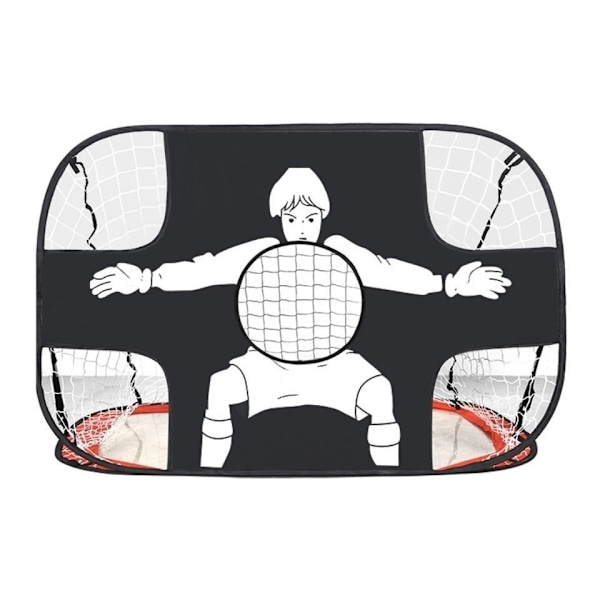 Kannettavat Jalkapallomaalit Lapsille, 2-in-1 Pop-Up-Suunnittelu Taittuva Jalkapalloverkko Kantolaukulla, Puutarha, Ranta Ulkokoulutus Jalkapalloverkko 120x80x80cm