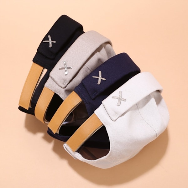 Herr Retro Brimless Hat keps Sailor Cap Beanie Rullad Manschett Justerbar