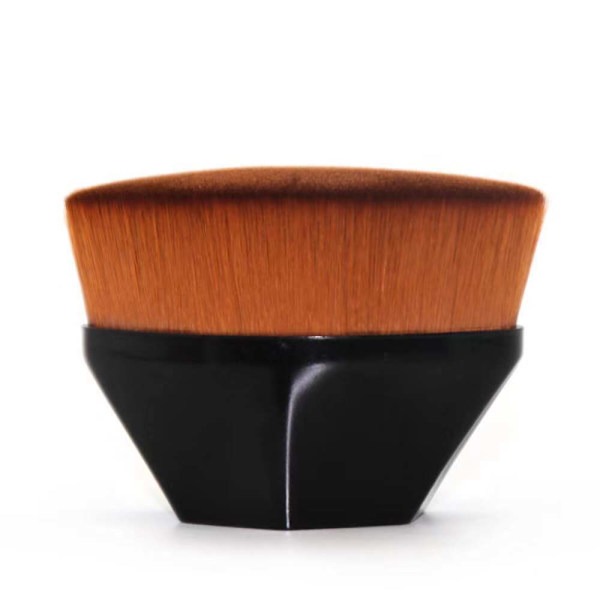 Kosmeettinen pehmeäharjainen sivellin (musta) 10cm*3cm*10cm