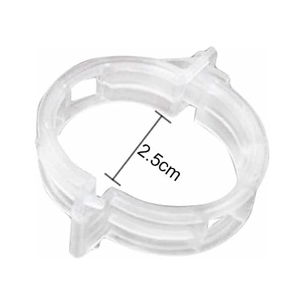 200-pack växtstöd clips, mini plast vinrankor för tomater, rosor,