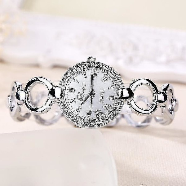 Heta säljande fashionabla lyxiga damklockor, damarmband