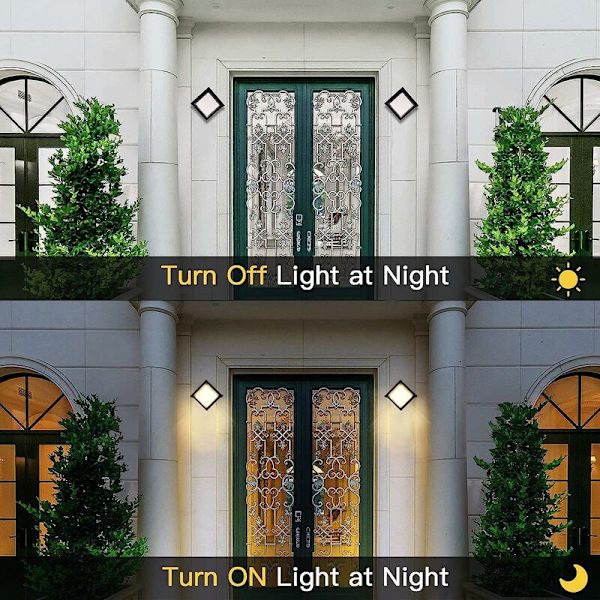 12W LED-seinävalaisin ulkoseinä IP65 vedenpitävä ulkoseinä LED-seinävalaisin musta seinävalaisin ulko- ja sisätiloihin
