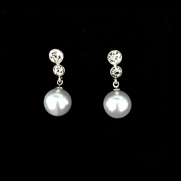Legering diamant perle øredobber kvinners mote temperament personlighet