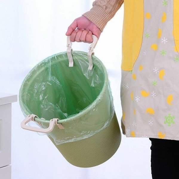 6 stk søppelposeklips Plastklemme, Multifunksjonell klips, Sikrer