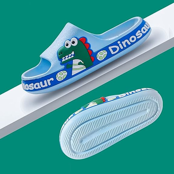 Barnens Slide Sandal Danosaur Tofflor Badrum Dusch Pool Strand fo