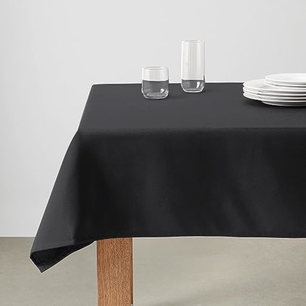Basics rektangulær vaskbar polyester dug - 137x274cm