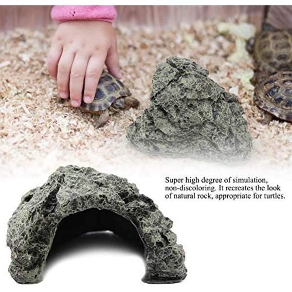 Reptiland Reptilhus Resin Cave Stone Cave Shelter Hiding Tu