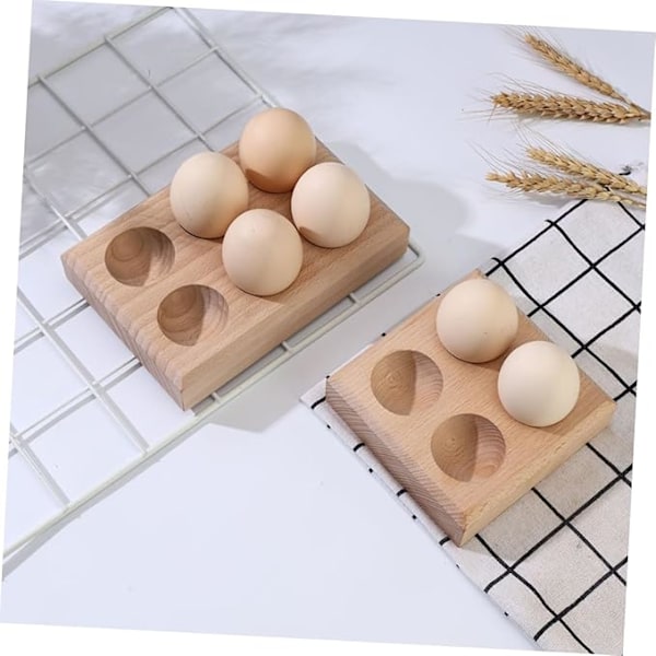 eggebrett benkeplate fersk eggholder kylling eggholder egg oppbevaringsstativ kjøkken egg display tre eggebrett delikat eggekopp