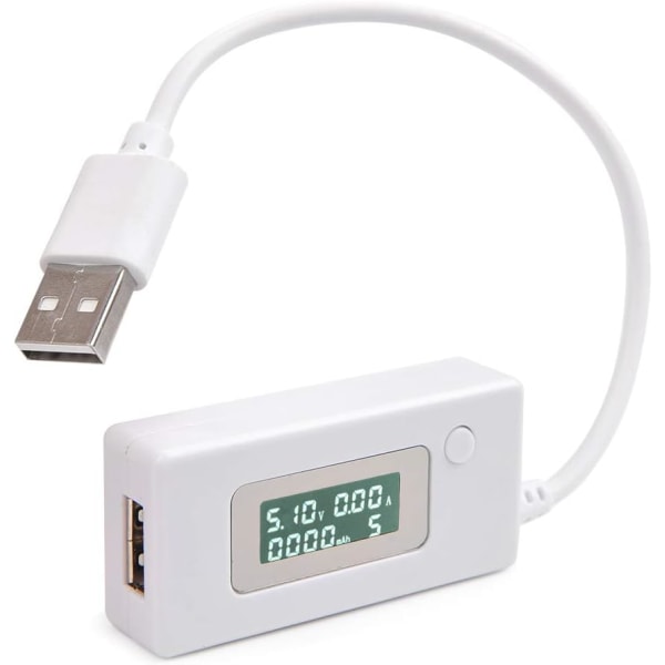 USB Power Meter Ström- och Spänningstestare Multimeter USB laddare