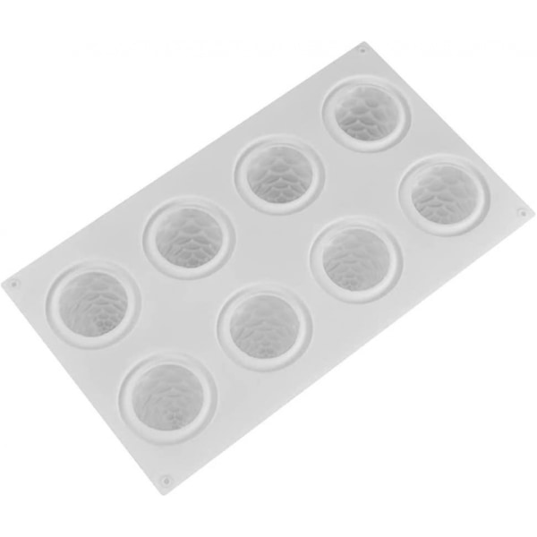 8 Hulrum Ananas Form Silikoneform 3d Fyrretræ Form Lys Støbeforme B