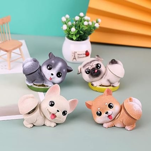 Bobble Head Bil Dashbord Dekorasjon Bobble Head Hund Dukke Leke Ani