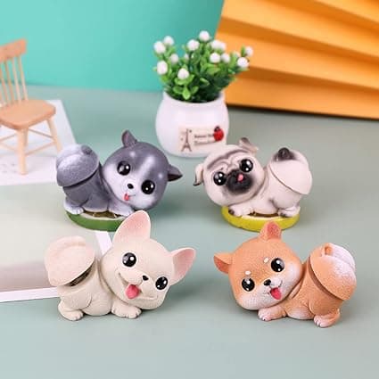 Bobble Head Car Dashboard Dekoration Bobble Head Hund Dockleksak Ani