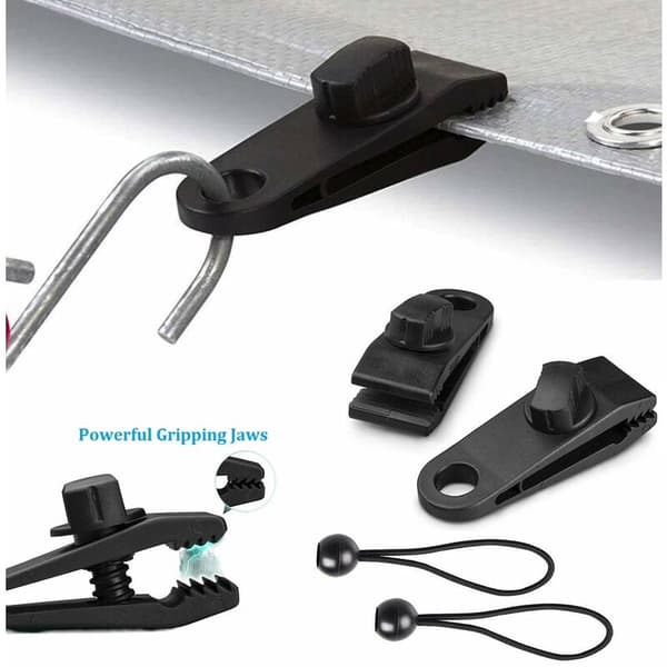 10 stk presenning clips markise clips elastik ledning elastik ledning til telte