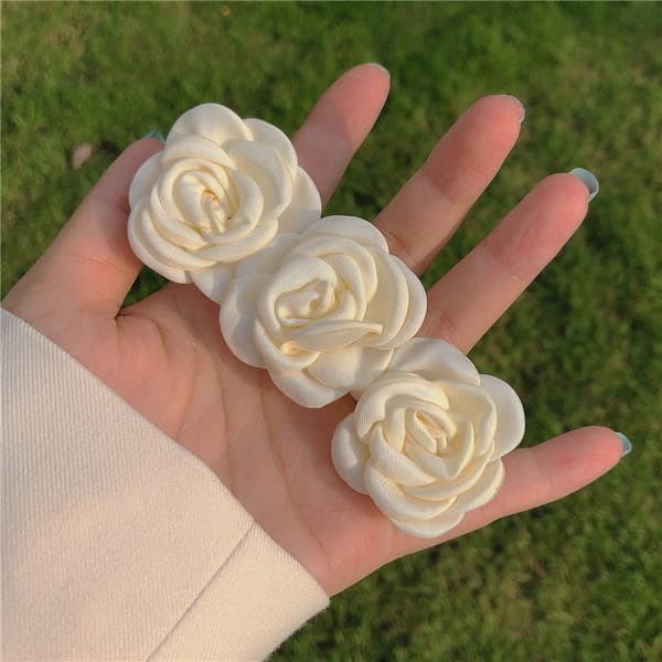 2-pack hårklämmor Kamelia Hårklämmor Fransk design Hårklämma Fibe