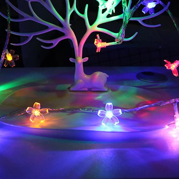Julelys, 33ft 100led Kirsebærblomsterlys til Have Vi