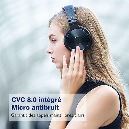 110 timmars trådlösa Bluetooth-hörlurar BT5.2, trådbundna/trådlösa Hi-R