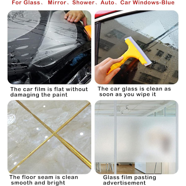 2-pack duschrakor - Duschsqueegee - Duschsqueegee för glasdörrar och väggar