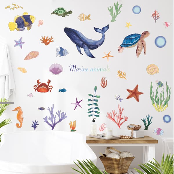 Ystävä-seinätarrasetti - Merellinen seinätarra