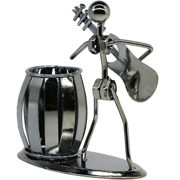 Musique Ironman Band Porte-stylo Métal Artisanat Bureau Ornement