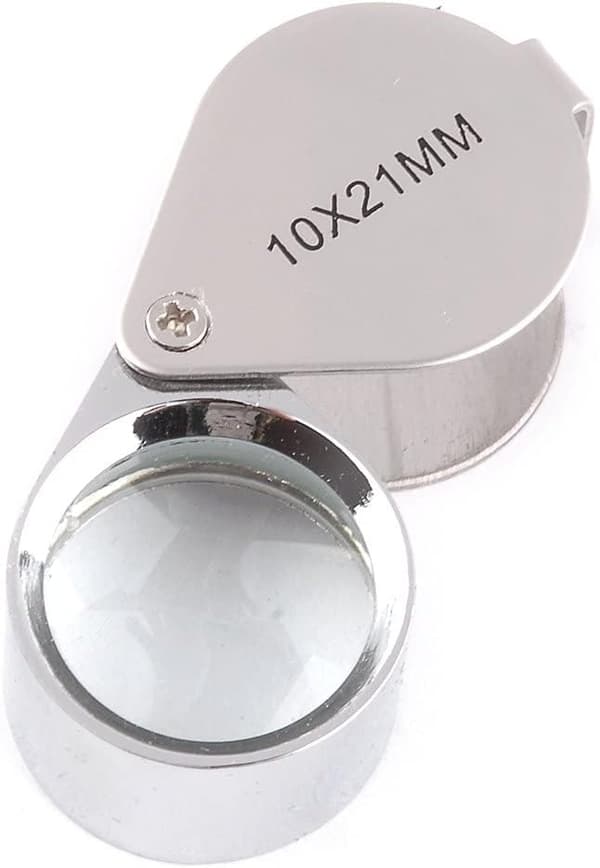 Urmaker/juvelerlupe forstørrelse 10x 21 mm