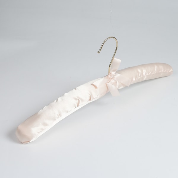 Pehmustetut värilliset satiiniset henkarit, erittäin kestävät, 38 cm, 10 kpl