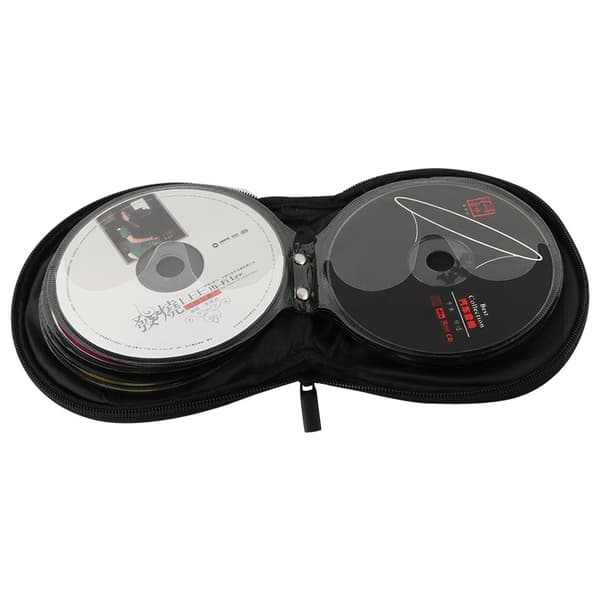 Cd-fodral Dvd-förvaring Cd-plånbok Avdelare Mapp 20 Kapacitet