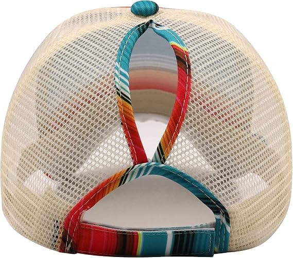 Dam Ponnytail Hög Messy Bun Mössor Distressed Baseball Caps Unco