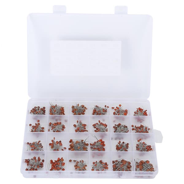 Keramisk kondensator sortiment 960 st MultiLayer 50V Lätt att bära DIY-kit