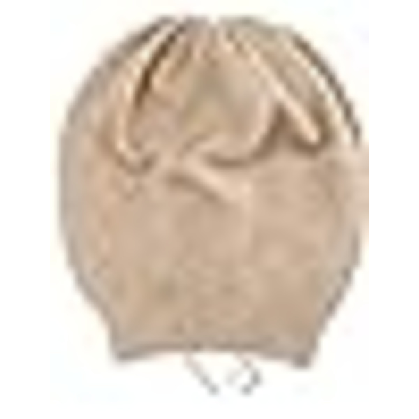 Cashmere Dame Beanie Oversized Dame Beanie Khaki